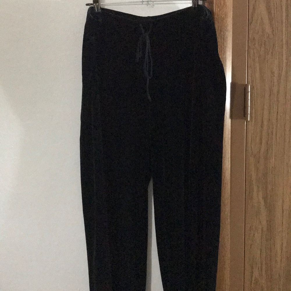 Victoria Secret Angels | Black Velvet Pants